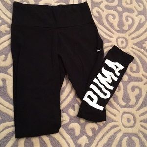 Black puma leggings